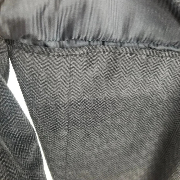 Men's Black Sports Herringbone Corduroy Career Office Blazer Sz 44L - Picture 6 of 11